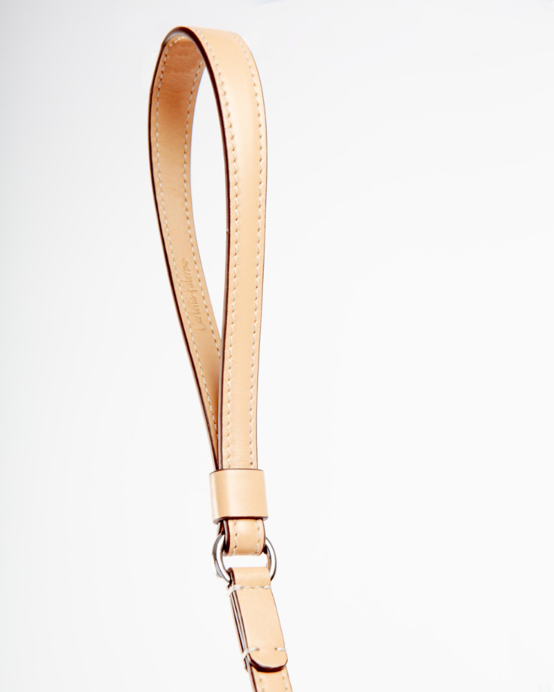 Leather Dog Leash in Vanilla