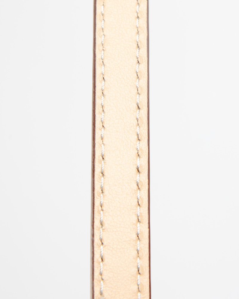 Leather Dog Leash in Vanilla