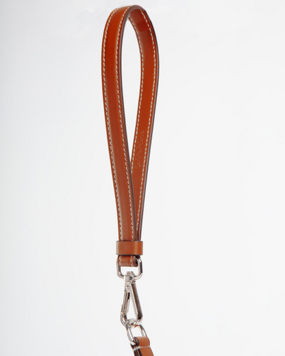 Leather Dog Leash in Tobacco Brown