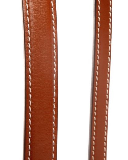 Leather Dog Leash in Tobacco Brown