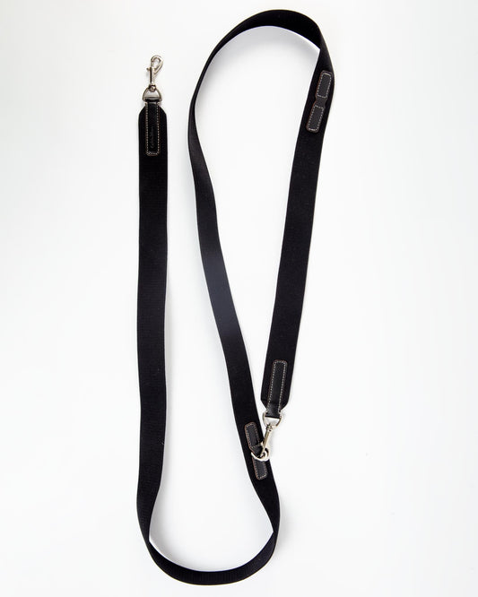 Hands-Free Textile Dog Leash in Black