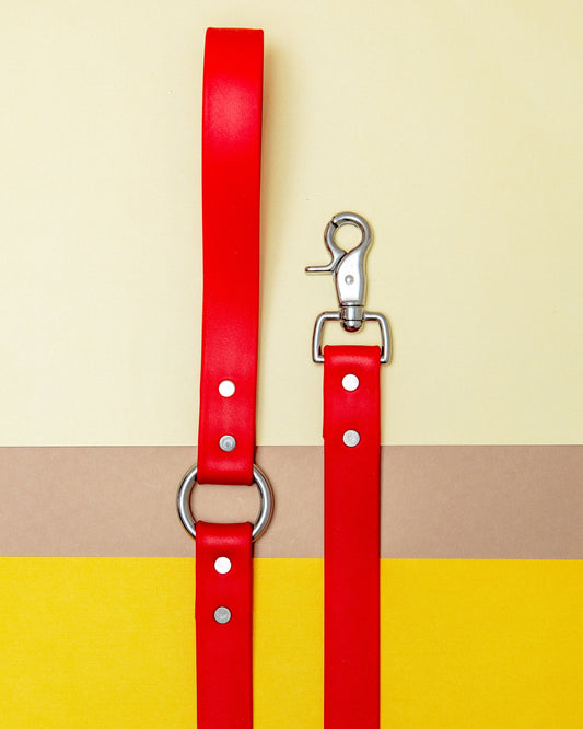 City Leash in Real Red